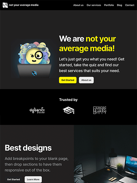 Nyam Web Design Project